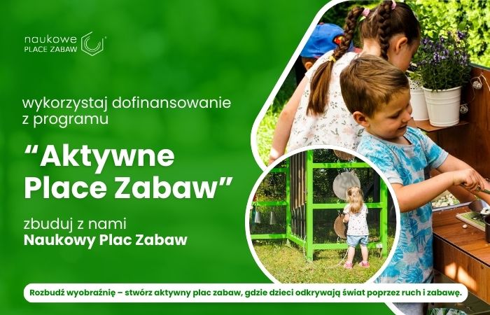 Dofinansowanie na budowę placu zabaw z programu „AKTYWNE PLACE ZABAW” 2026